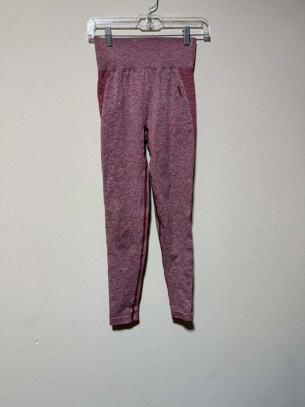 Gymshark Flex High Waisted Seamless Leggings in Berry Rose Marl